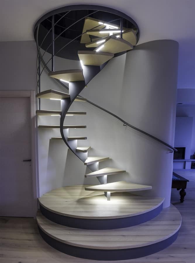 stairs with backlighting