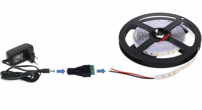 LED strip assembly diagram