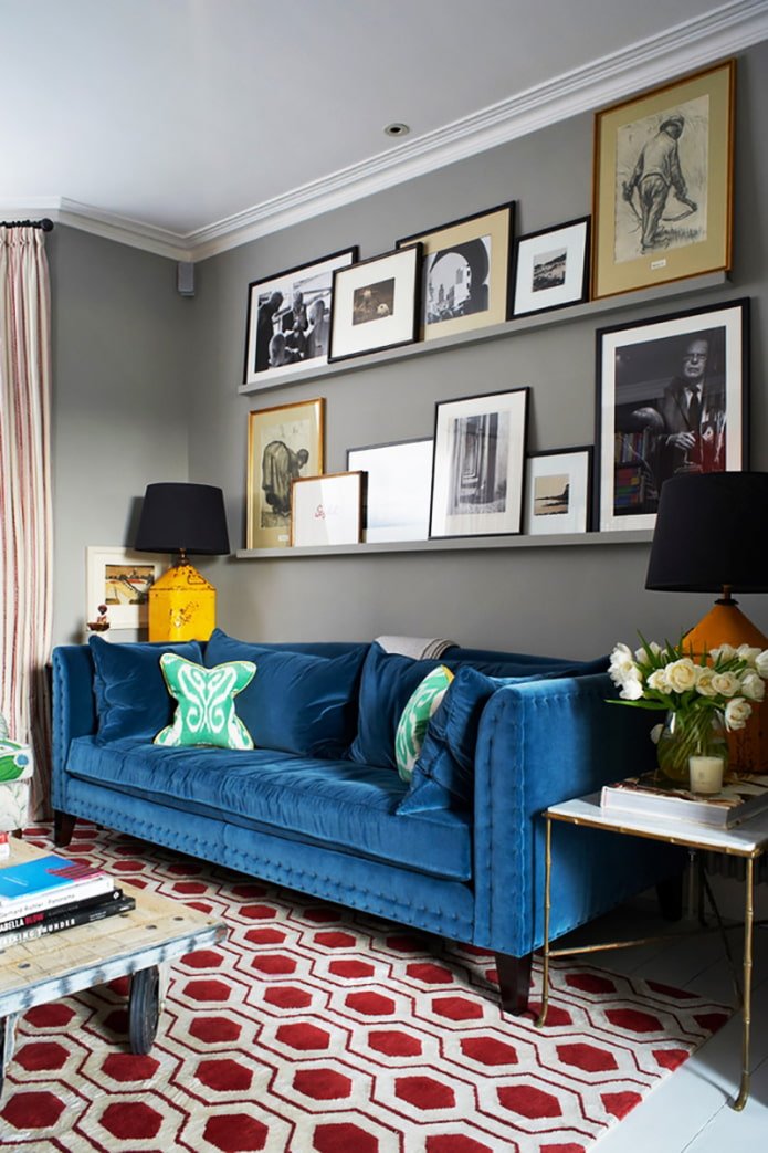 pills for a velvet sofa