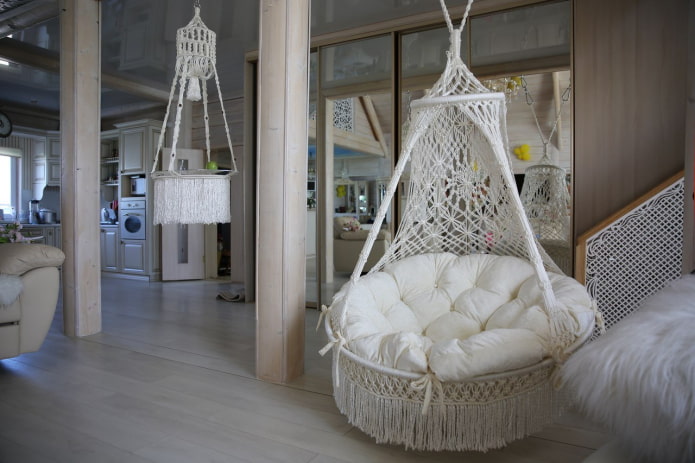 macrame hanging chair