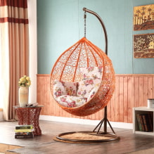 How to choose and use a hanging chair in the interior?-0