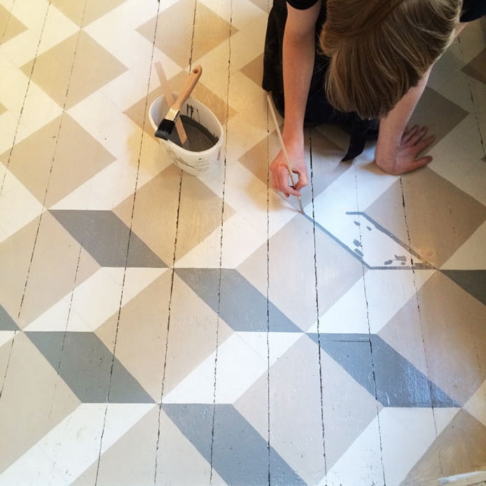 3D floor painting