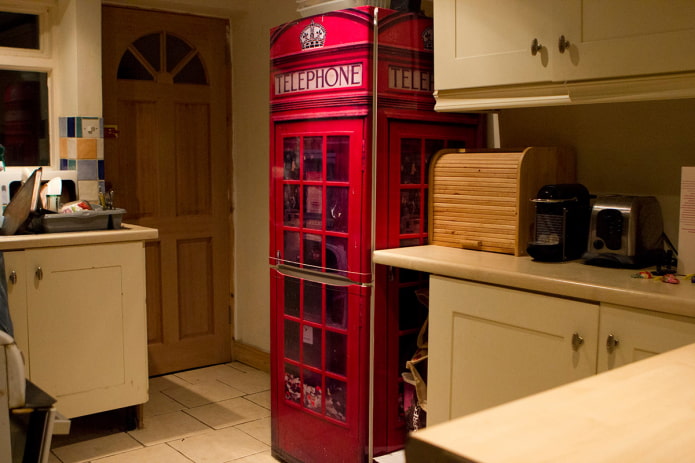 phone booth refrigerator