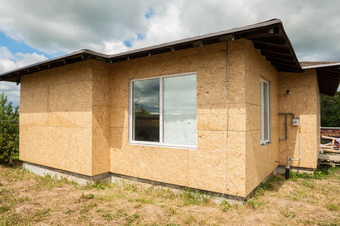 House, sheathed with OSB