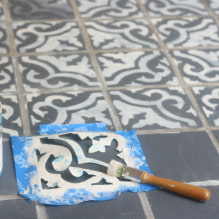 Features of painting tiles in the bathroom-5
