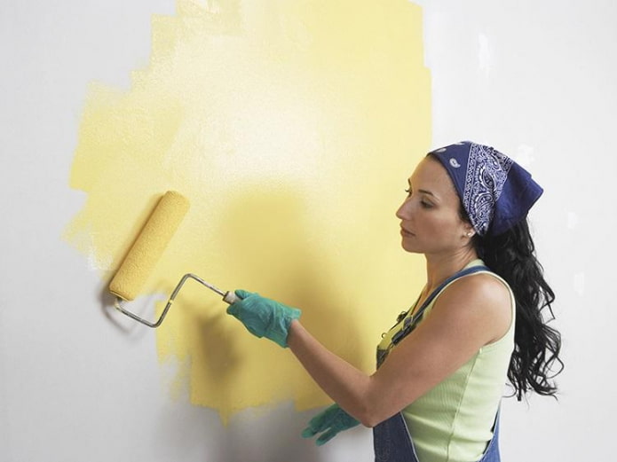 painting the wall