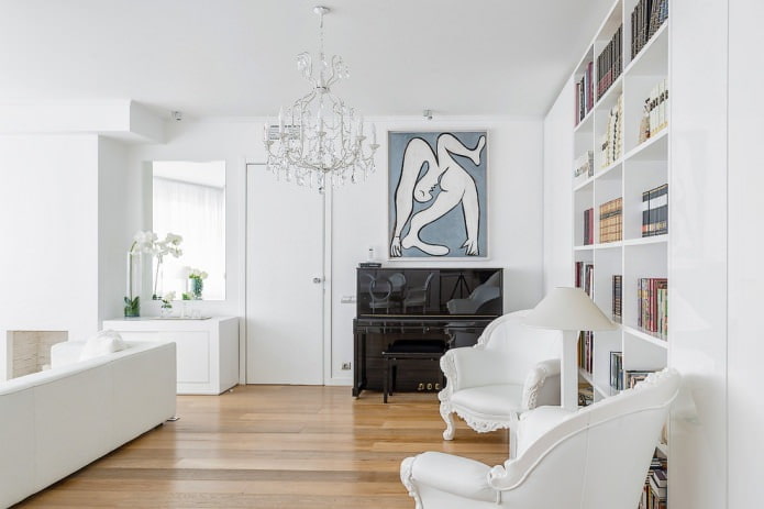 white painting of walls
