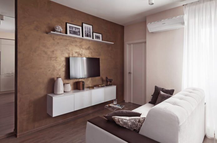 painted concrete walls