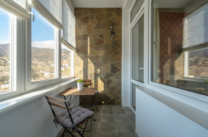 finishing an insulated balcony