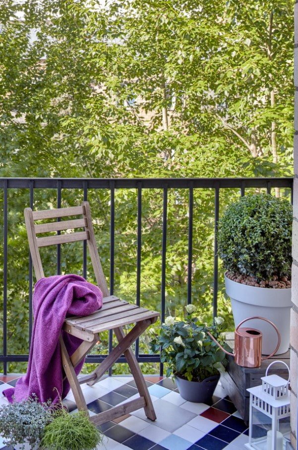 open balcony finish