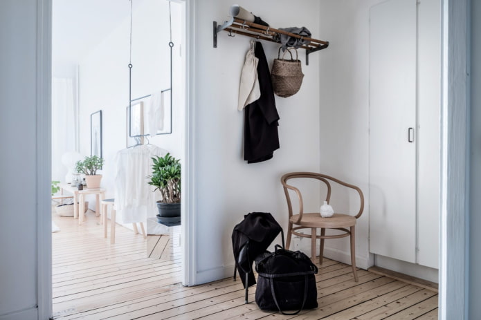 wooden floor in the apartment