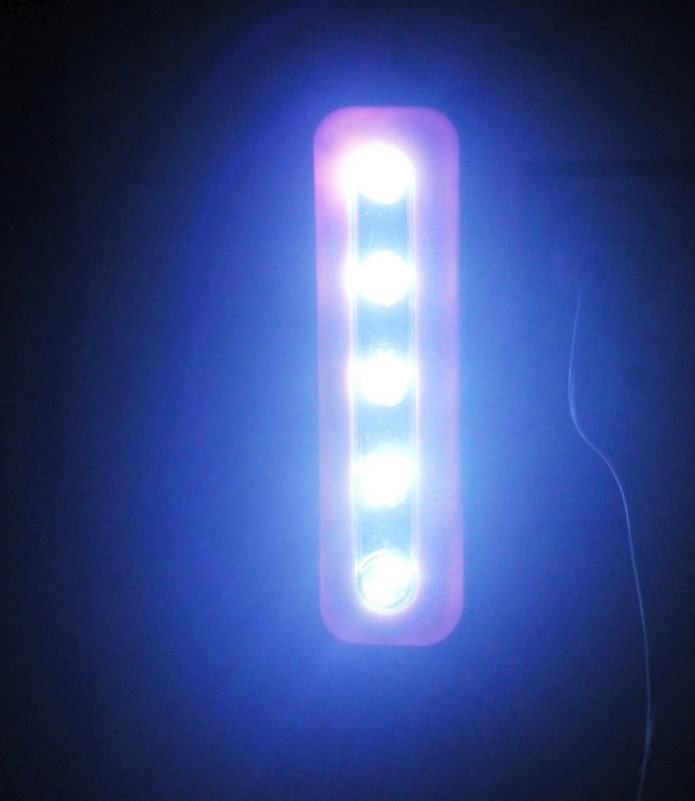 Lamp in operation