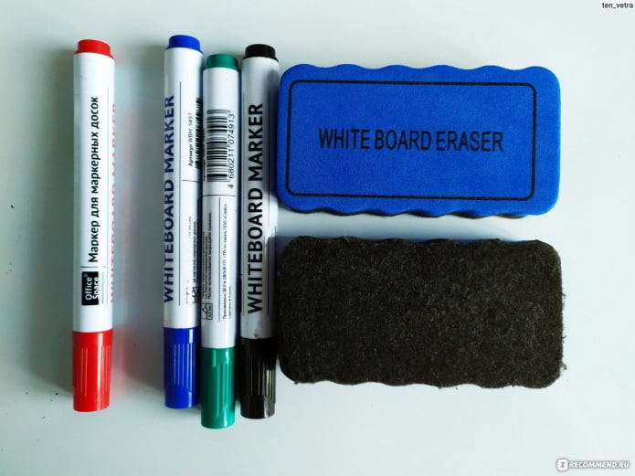 Markers and sponge