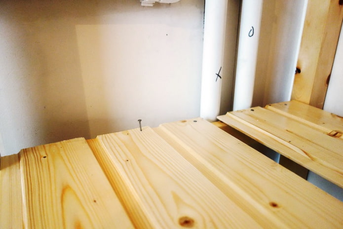 Fixing with nails