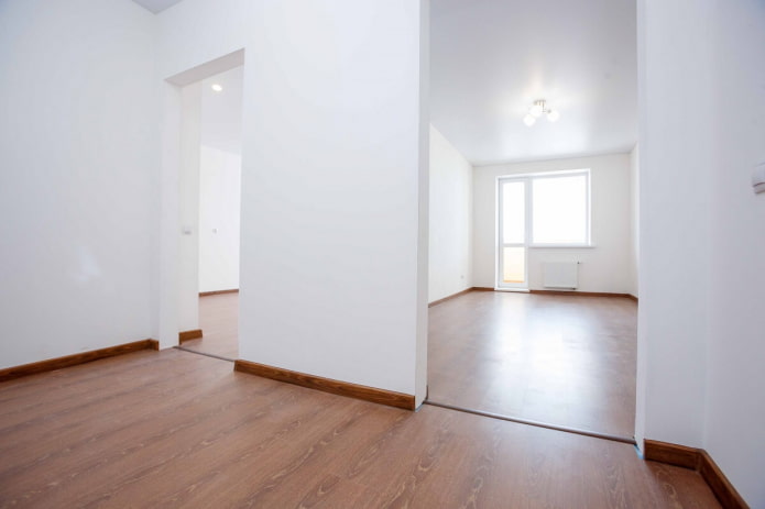 finished finishing of the apartment