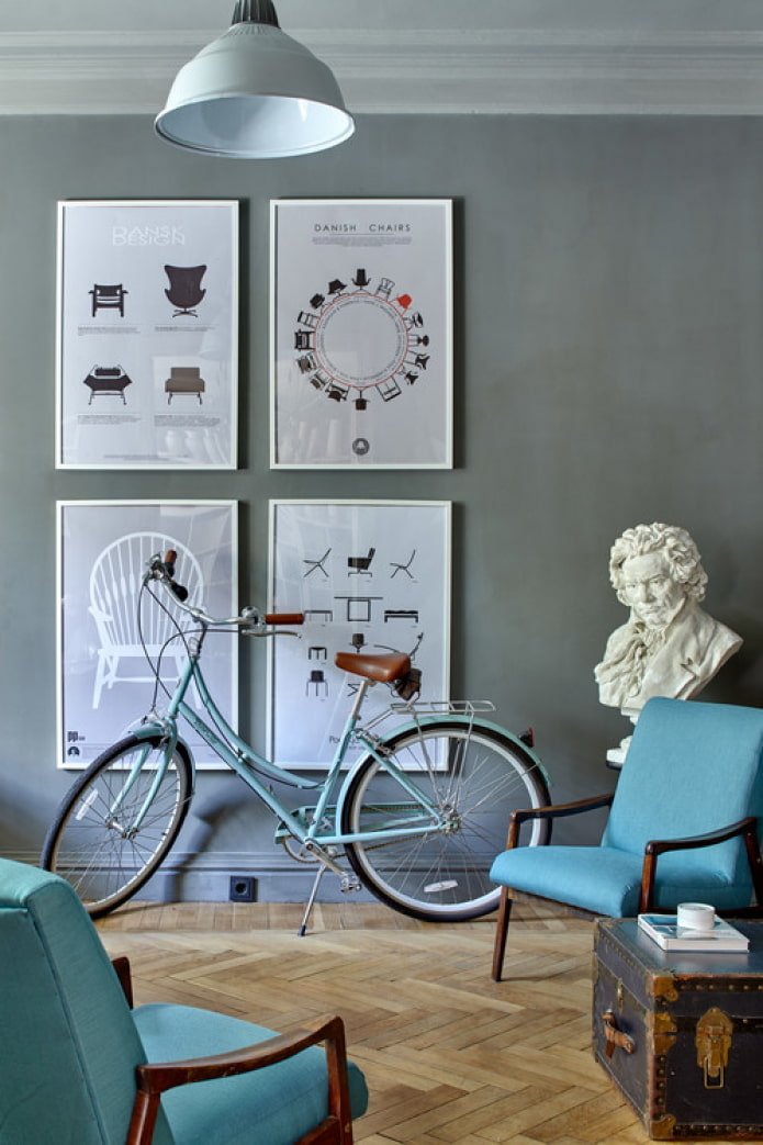 vector posters in the interior
