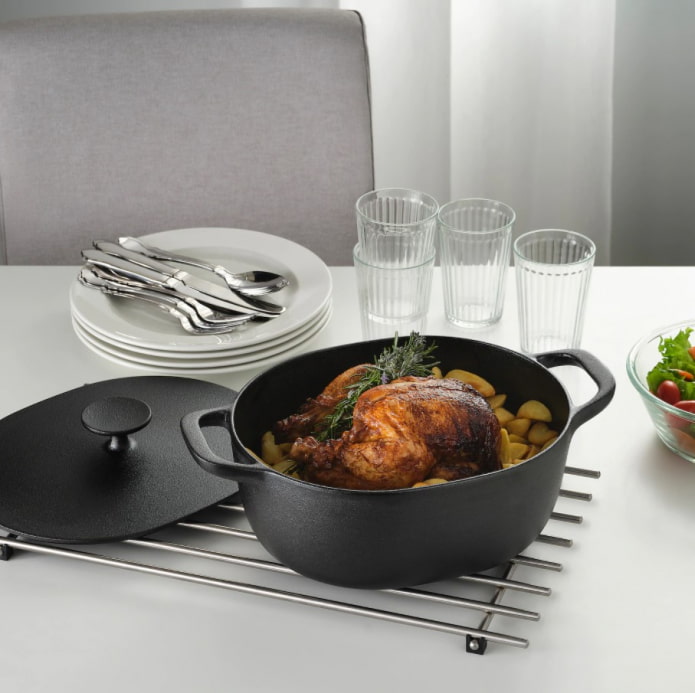 cast iron oven pan