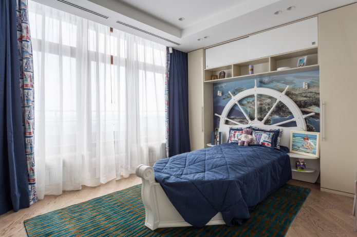 Children's bedroom for a boy