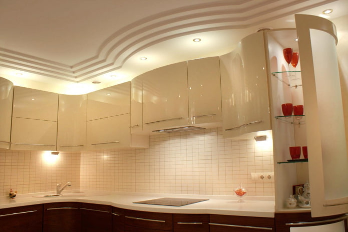 multi-level plasterboard structure