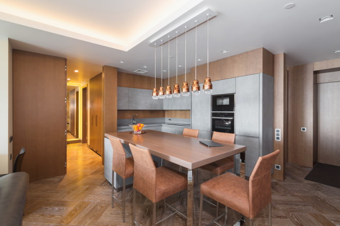 construction of plasterboard in a modern style