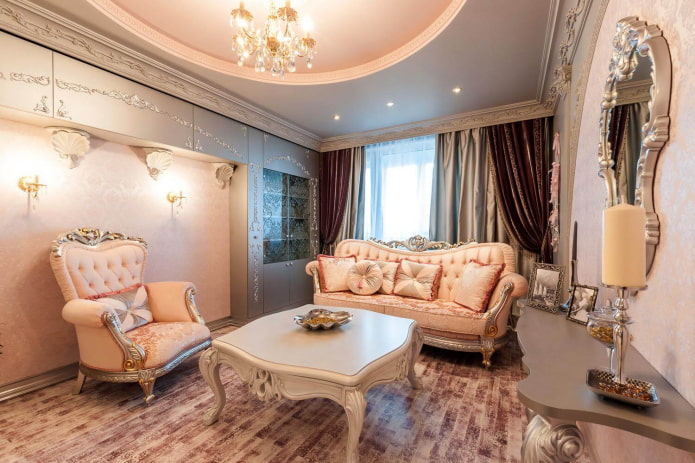 baroque style plasterboard construction