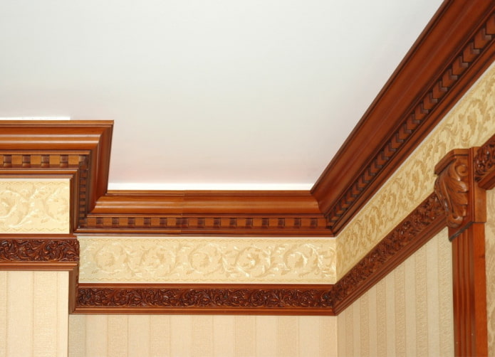 wooden ceiling molding