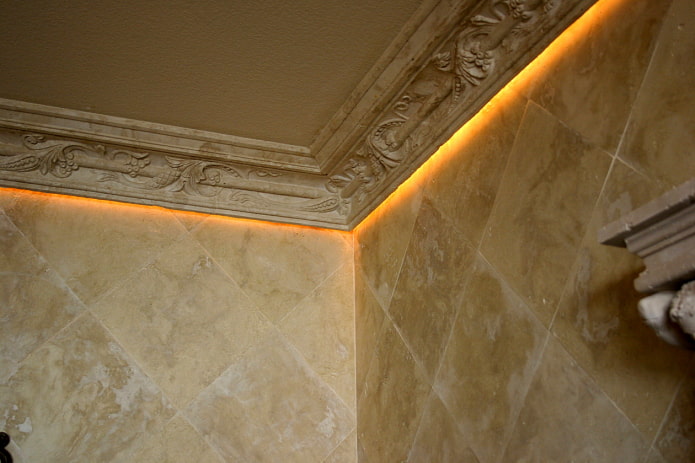 ceiling moldings with lighting