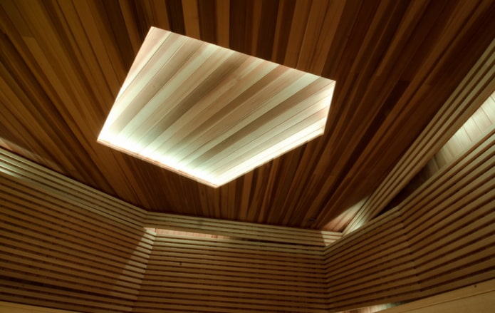 ceiling paneling with lighting