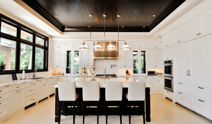 wenge ceiling paneling