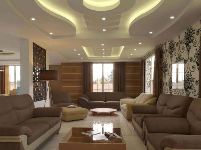 complex ceiling structure
