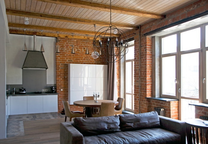 Wooden Ceiling Made of Timber