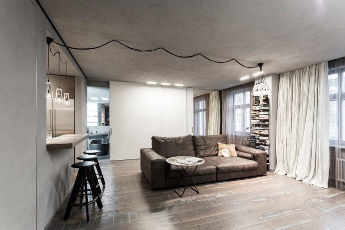 ceiling under concrete