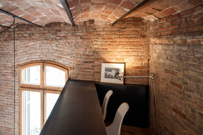 Brick ceiling