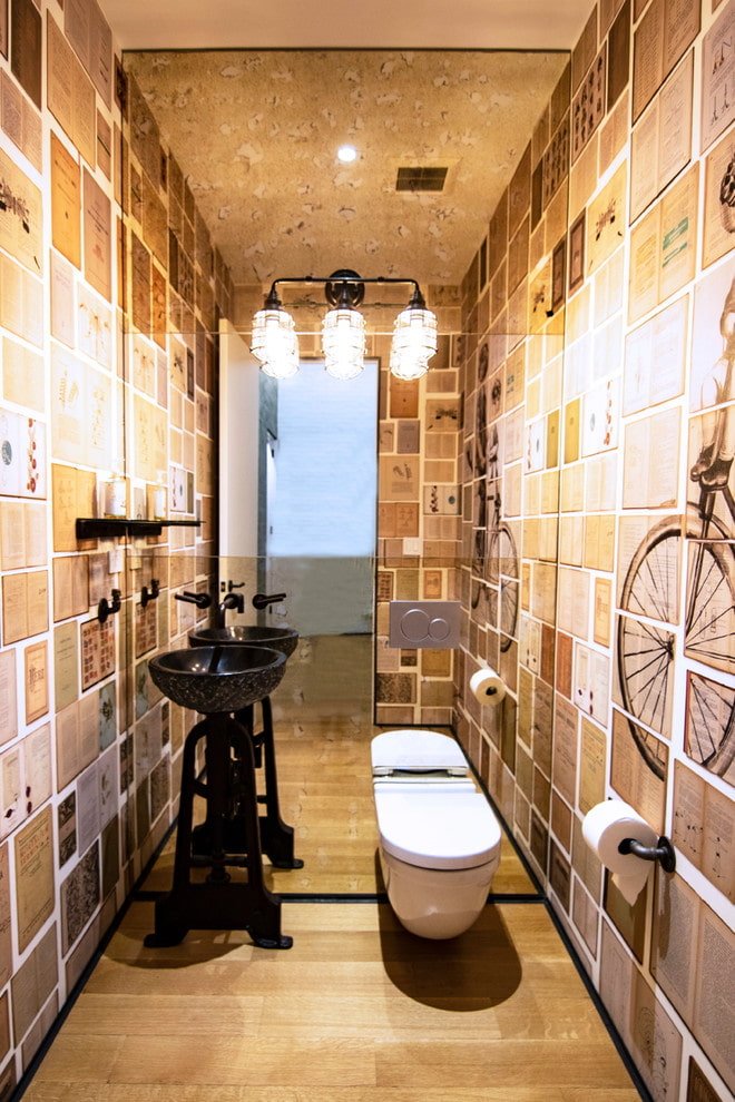 loft style toilet