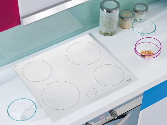 white hob