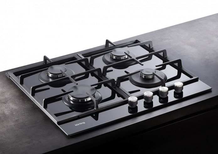 gas hob for the kitchen