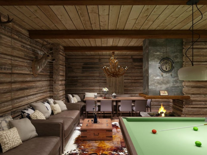 chalet-style anteroom