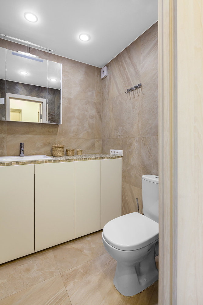 Bathroom after renovation