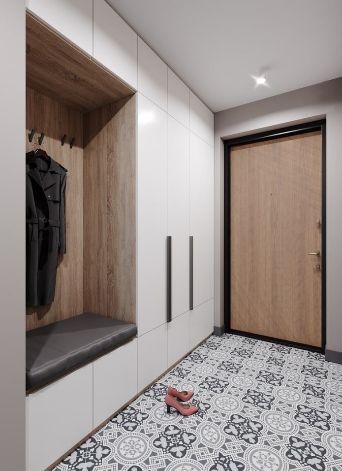 hallway design in a modern style