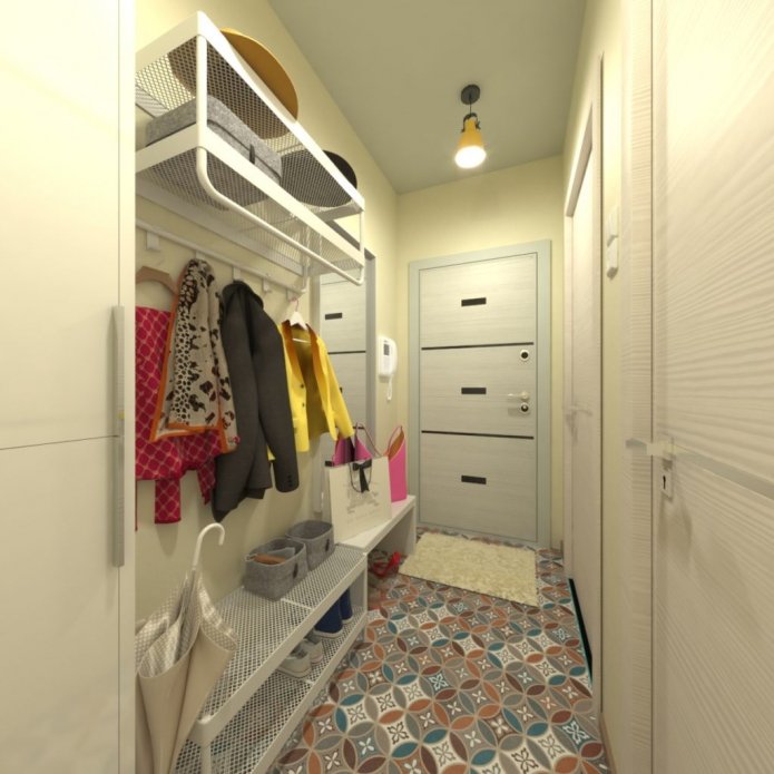 hallway design in a Khrushchev-era apartment
