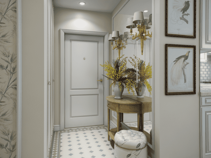 hallway in a classic style