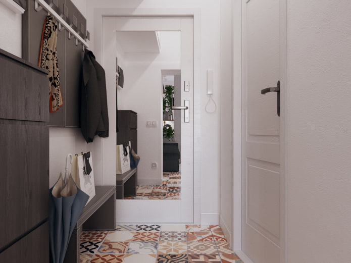 hallway design in a modern style