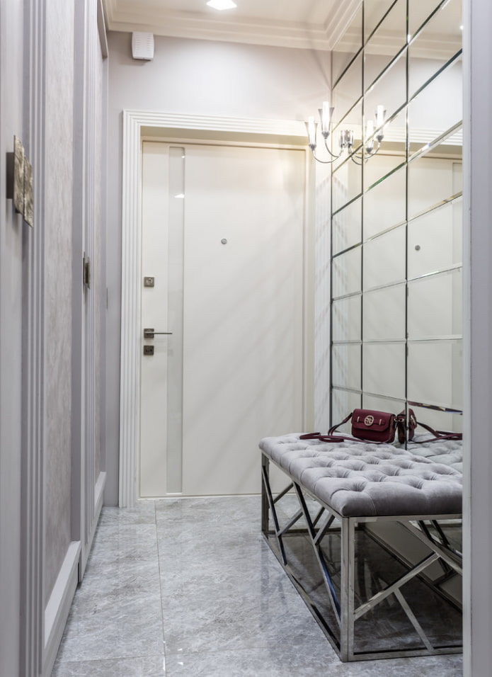 hallway interior in neoclassical style