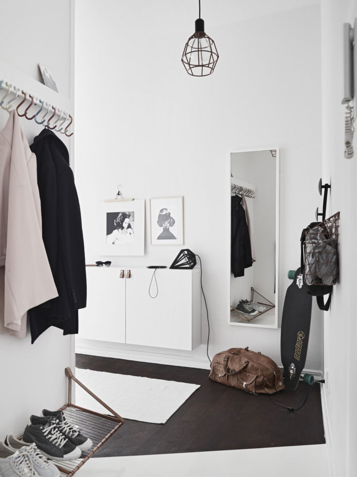 Scandinavian hallway interior design