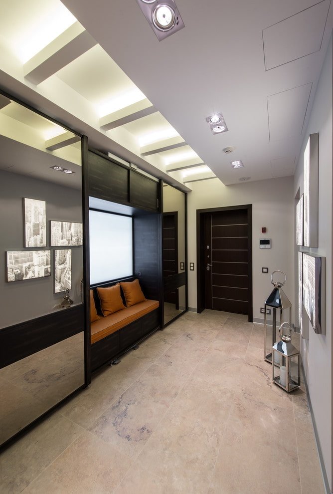 furniture for a hallway in high-tech style