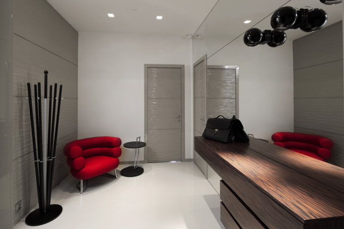 hallway furniture in high-tech style