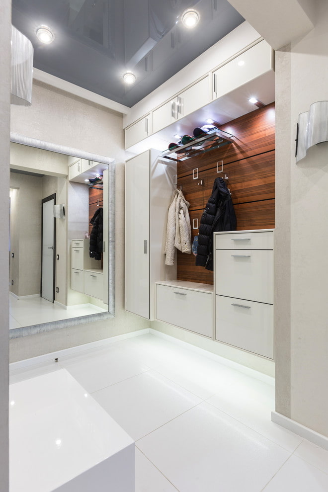 hallway furniture in high-tech style