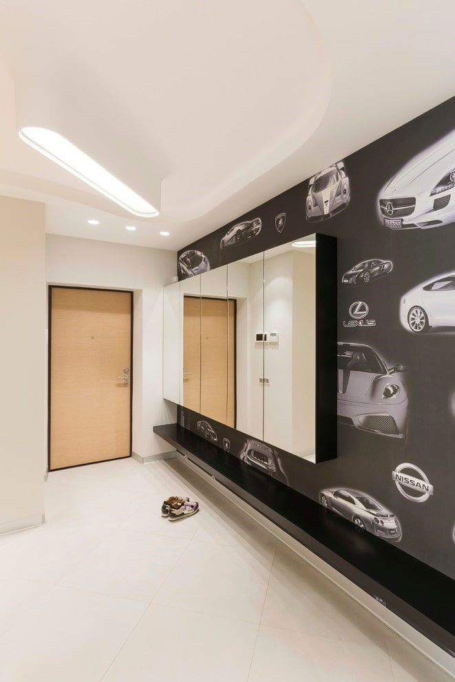 hallway furniture in high-tech style