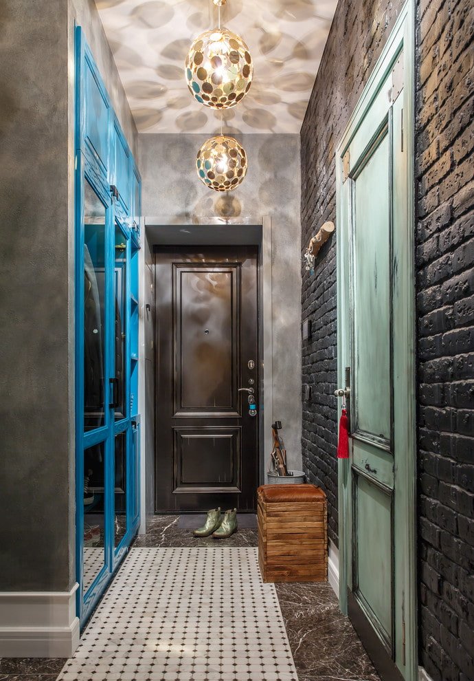 loft-style hallway design