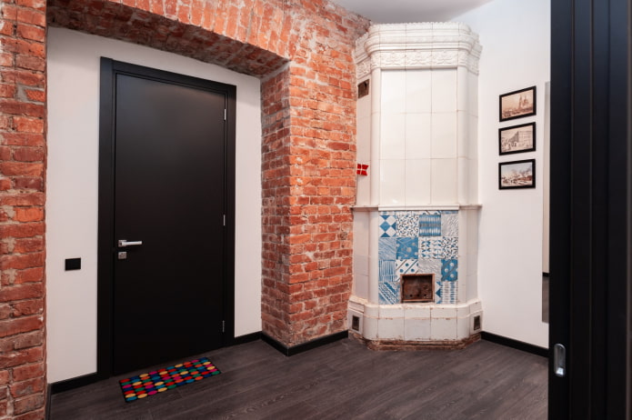 loft-style corridor in the interior of the house